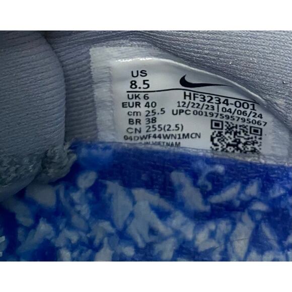 Nike‎ Sabrina 2 Basketball Shoes Wolf Grey Size 8.5 Upgraded Blumaka Inserts - Picture 8 of 16